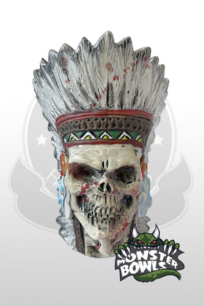 Чаша для кальяна Monster Bowls SHAMAN SKULL GLZ