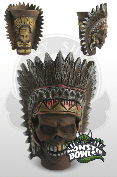 Чаша для кальяна Monster Bowls SHAMAN SKULL